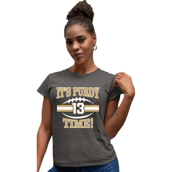 Womens It's Purdy Time! Deluxe Soft T-Shirt