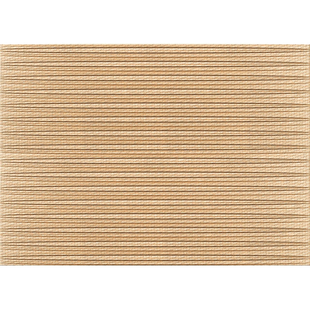 Ahgly Tapis Rectangulaire Lavable en Machine Intérieur Transitionnel Kaki Or, 7 Pieds x 10 Pieds