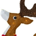 thumbnail image 4 of Northlight 59" Lighted Reindeer with Sleigh Christmas Decoration, 4 of 7