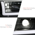 thumbnail image 4 of DNA Motoring For 99-02 Chevy Silverado 1500 2500 HD LED DRL Headlight Bumper Lamps Black Pair, 4 of 11