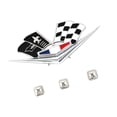 thumbnail image 5 of ZZ 2Pcs 1962-1963 Compatible with Impala 327 Front Fender Emblem Replacement Compatible with Corvette, 5 of 6