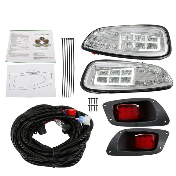 Labwork LED Light Kit LED Headlights / LED Tail Lights For 2016  EZGO RXV Golf Cart