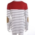 thumbnail image 2 of Hauts d'Allaitement de Maternité pour Femmes à Manches Longues, T-Shirt d'Allaitement Rayé, 2 of 6