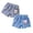 Sky Blue 1PCS & Light Blue 1PCS, variant on 2 Pack Girls' Denim Shorts with Embroidery Cute Design Casual Jeans for Little Girls Summer Size 2-3 Years