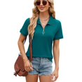 thumbnail image 2 of Camiseta de Corta para Mujer, Color Verde Malaquita, Talla M, 2 of 10