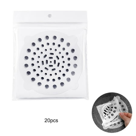 

Disposable shower drain filter disposable hair catcher sticker filter for shower drain bathroom bathtub kitchen sink washbasin floor drain balcony drain hole 5.9*5.9in