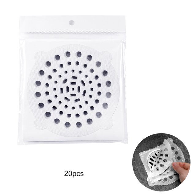 15cm 20 piezas Desagüe de suelo fregadero filtro de alcantarillado pegatina de filtro de piscina filtro antibloqueo desechable para inodoro y baño 15x15cm Material: tela no ANGGREK Otros