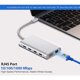 thumbnail image 5 of Adaptador multipuerto USB C Hub - Estación de acoplamiento portátil tipo C 11 en 1, 5 of 5