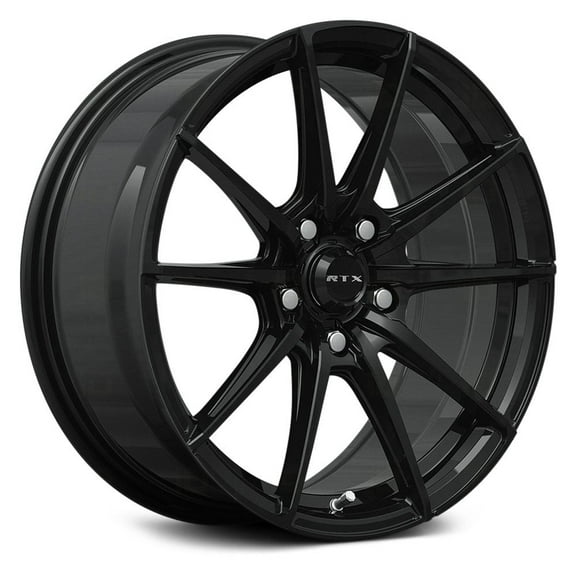 RTX Custom Wheel 16x7 inch Rim for 2006-2011 Acura CSX 73.1mm CB Offset 40mm Gloss Black