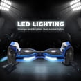 thumbnail image 4 of Hoverboard Bluetooth de 8,5", patinete de equilibrio automático de 500 W con ruedas de metal, luces LED y altavoz inalámbrico Hoverstar  transfomer-blue, 4 of 7
