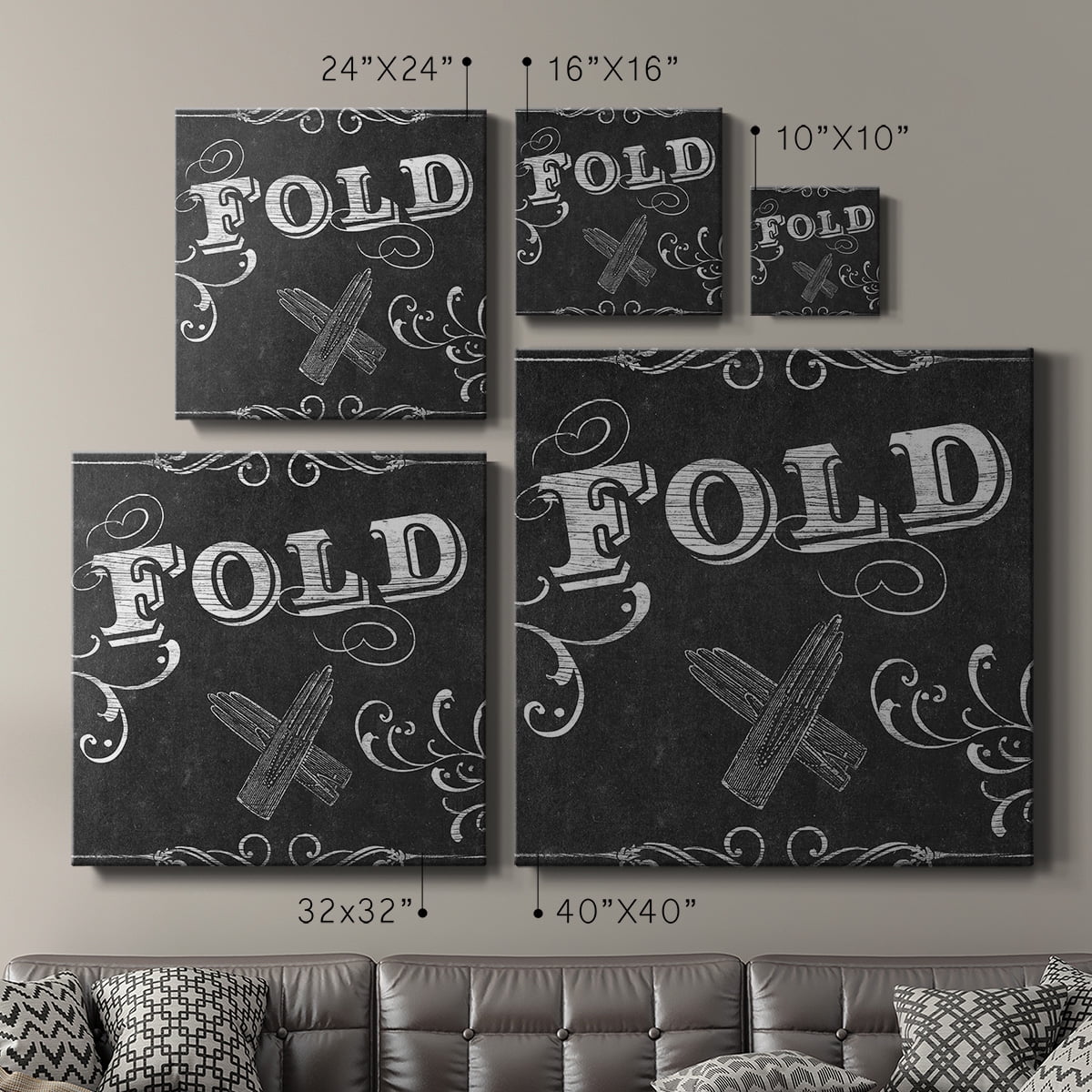 Wexford Home Custom Adagio VI-Premium Gallery Wrapped Canvas, 24" x 24" - Ready to Hang