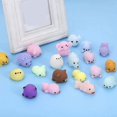 thumbnail image 3 of Mini animal blando, 64 piezas, mochi, recuerdo de fiesta para niños, suave, exprimible, antiestrés Rellenos de calcetines de compresión para Navidad para niños, hombres, mujeres y niñas, 3 of 5
