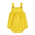 thumbnail image 2 of BLCHUNen Baby Rompers for 0-18 Months Sleeveless Stretch Lightweight Outing Sleep Nightwear Casual Trendy Jumpsuits with Pocket, 2 of 9