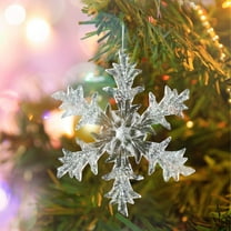 Christmas Tree Iridescent Snow Wonderland Ornament Indoor/Outdoor Christmas Tree Decoration Fall Wedding Birthday Halloween Thanksgiving Christmas Holiday Decor