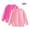Pink, variant on DAETIROS 2-Pack 100% Cotton Sweatshirt Set for Girls Crew Neck Soft Warm Long Sleeve Shirts, Ribbed Cuffs - Value Pack for Everyday Wear & Layering Black Big Girls