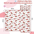 thumbnail image 5 of Red Christmas Truck Pattern Toddler Nap Mats for Kids Preschool,50"x20" Sleeping Mat Bag or Kids,Toddler Sleeping Bag,Toddler Nap Mat or Daycare, 5 of 6
