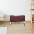 thumbnail image 2 of Dining Bench Cover Polyester Bench Protector Stretch Piano Bench Cover, 2 of 9