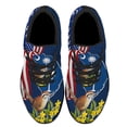 thumbnail image 2 of South Carolina Stte Yellow Jessamine Flower and Carolina Wren Bird Shoes Sneakers Black Size 5, 2 of 7