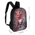 thumbnail image 2 of BCVXVAI RRonaldo Backpack Lightweight Casual Laptop Backpacks Travel Backpack for Unisex 17", 2 of 6