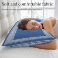 thumbnail image 5 of Dark Blue Greek Key Standard Pillow Covers, Geometric Greece Ancient Farmhouse Geo Soft Throw Pillow Cases with Invisible Zipper, Decorative Pillowcase Pillows Protectors for Sofa Bed Chair 20"x26", 5 of 9