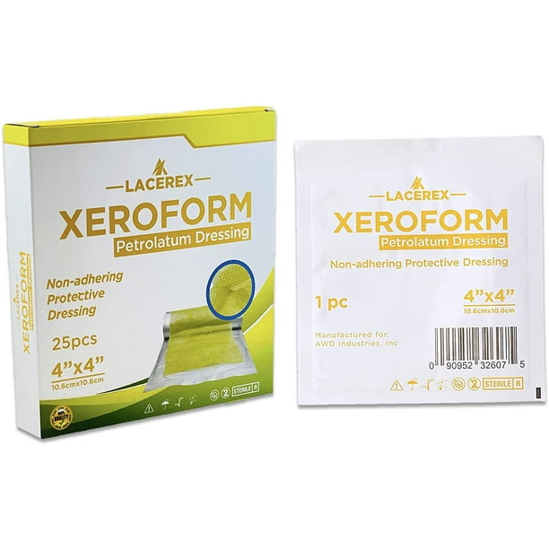 AWD Manuka Honey Gauze Dressing 100 Impregnated Medical Grade Honey Patches for Faster Wound