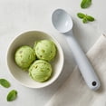 thumbnail image 6 of REGALWOVEN Ice Cream Scoop, Aluminum Alloy Hangable Ice Cream Scooper, Comfortable Ergonomic Handle, Easy Release for Gelato Grey-1Pcs 7.5 in, 6 of 7