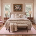 thumbnail image 4 of GENIMO 5'x7' Area Rug for Living Room, Washable Non Slip Soft Floral Rug for Bedroom Dining Room Home Office, Blush Pink, 4 of 11