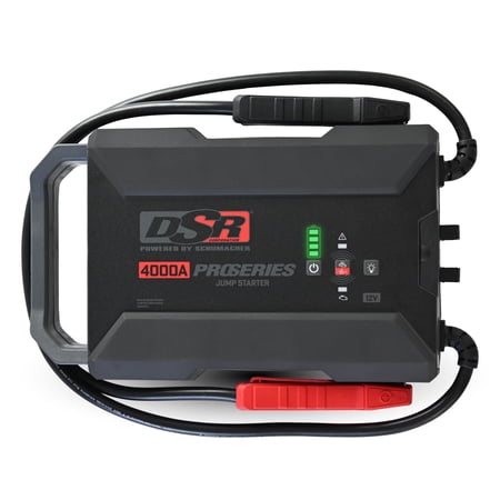 Schumacher Electric DSR Pro 4000A Heavy-Duty Lithium Car Battery Jump Starter & Portable Power Station, For 12V Automotive & Marine Batteries, DSR164