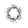 thumbnail image 2 of WWC Halloween Wreath, 16 inch Handmade Black Bare Branch Wreath, Gothic Halloween Decor Twig Wreath for Halloween Party Front Door Porch and Fireplace, 2 of 6