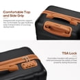 thumbnail image 4 of UKEIN Carry On Luggage 20 Inch Hardside Suitcase with YKK Zippers TSA Lock and Spinner Wheels Luggage Sets with Travel Backpack 3 Packing Cubes for Men Women, 4 of 9