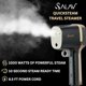thumbnail image 2 of SALAV® Quicksteam Vaporizador portátil de viaje para ropa, calentamiento rápido de 10 segundos, elimina arrugas en ropa y telas, vapor sin goteo, placa de acero inoxidable, 2 of 5
