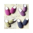 thumbnail image 5 of Women Man Striped Indoor Slippers Unisex Women House Shoes Non-Slip Warm Cotton Slippers Floor Slippers, 5 of 7