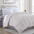 thumbnail image 1 of Goose Down Alternative Microfiber Quilted Solid Comforter - Twin/MoonStruck, 1 of 6