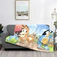 thumbnail image 3 of Saiise Bluey Throw Blanket 40"x30" ,Soft Lightweight Cozy All Season Blanket for Bed,Couch,Car, 3 of 8