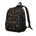 thumbnail image 2 of Cute Dog Print Travel Backpack with Bone Pattern, Lightweight and Compact School Bag for Daily Use, 2 of 6