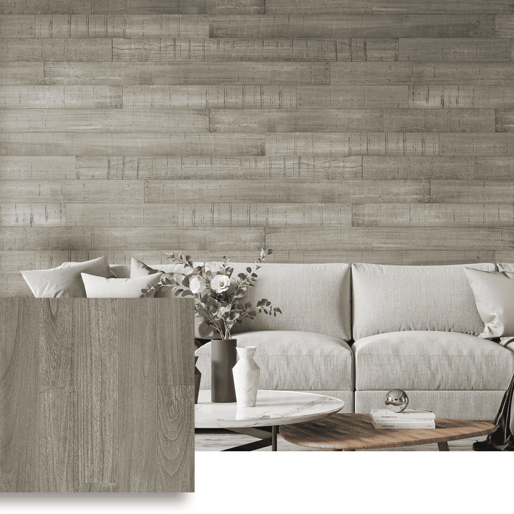 Art3d Self-Adhesive Weathered Barn Wood Wall Planks Wallpaper for Living Room, Bedroom(16 Sq Ft) Art3d Self-Adhesive Weathered Barn Wood Wall Planks Wallpaper for Living Room, Bedroom(16 Sq Ft)
