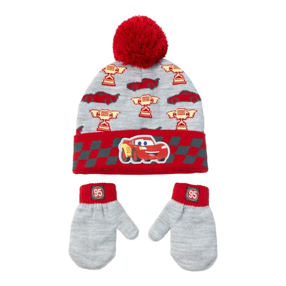 Character Toddler Beanie and Mittens, 2-Piece Set