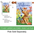 thumbnail image 2 of Welcome Dog Decorative Cute Puppy Spring Summer Double Sided House Flag 28x40 Inch, 2 of 6