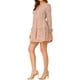thumbnail image 5 of Vestido de babydoll con capas y cuello atado para mujeres Inspire Chic XL Rosa, 5 of 6
