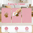 thumbnail image 3 of 6 Pack Pink Disposable Plastic Tablecloths 54" x 108" for 6-8 Foot Rectangle Tables - Valentines Day Birthday Wedding Party Supplies, 3 of 6