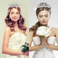 thumbnail image 3 of PENIKOKO 2-Pack Crystal Rhinestone Headbands with Comb for Wedding, Prom, and Special Occasions, 3 of 4