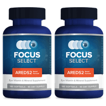 Focus Vitamins Focus Select Macular Health Formula Softgel, 360 Count, 180-Day Supply, Twin Pack