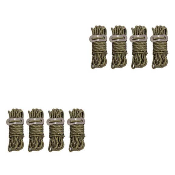 Naiovety Cordón para tienda de campaña 4X, cuerda reflectante, cuerda de viento, solidez de alta resistencia, accesorio DIY, accesorios para Type7 NO7