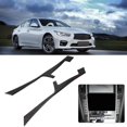 thumbnail image 2 of FLAMEEN Center Control Cover Trim, Car Center Control Cover Trim, Black For Infiniti Q50 Q60 13-19 Car Maintenance Prevent Dust Accumulation Prevent Surface Scratches, 2 of 8