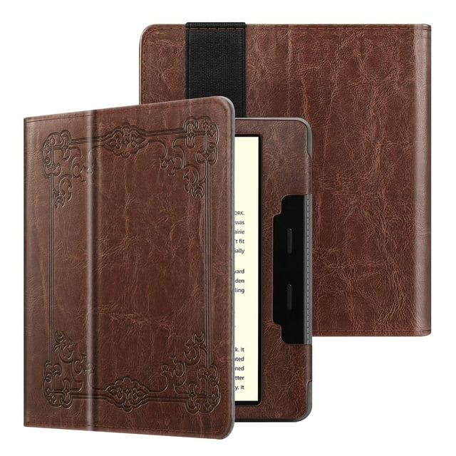 Funda tipo folio Fintie para Kindle Oasis 10th 2019 9th 2017, marrón
