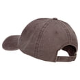 thumbnail image 3 of Husky Dog Embroidered Washed Cotton Twill Cap - Brown OSFM, 3 of 5