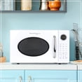 thumbnail image 5 of Nostalgia 1.1 cu ft Retro Microwave Oven, 1000W Countertop Microwave Oven with 8 Auto Cook Programs, White, 5 of 8