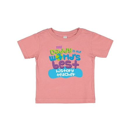 

Inktastic World’s Best History Teacher Daddy Gift Baby Boy or Baby Girl T-Shirt