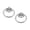 D, variant on CSCHome 2PCS Pretty Circle Hollow Zinc Alloy Puller Dresser Drawer Pulls Knobs with 1in Screw(Silver)