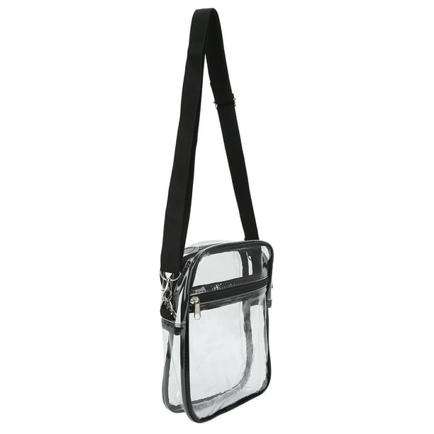 Bolso bandolera transparente Aprobado por el estadio,Bolso mensajero transparente Bolso bandolera transparente para estadio Bolso bandolera diseñado para el futuro